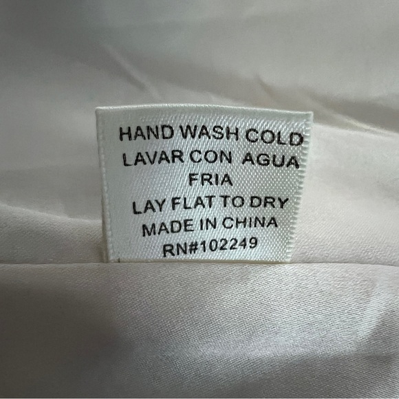 Skies Are Blue Cream Brown Faux Fur Open Vest High Low Size Small EUC - Picture 6 of 6